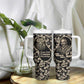 George Washington Carver Tumbler With Handle Peanut From Soil Comes Knowledge Quote and Agricultural Roots - African Pride