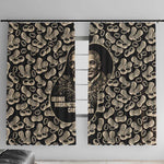 George Washington Carver Window Curtain Peanut From Soil Comes Knowledge Quote and Agricultural Roots - African Pride