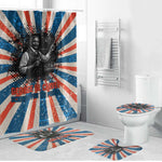 George Washington Carver Bathroom Set with Science Teaching Scene, Education Is the Key Quote - African Pride