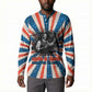 George Washington Carver Button Sweatshirt with Science Teaching Scene, Education Is the Key Quote