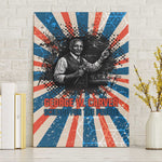 George Washington Carver Canvas Wall Art with Science Teaching Scene, Education Is the Key Quote - African Pride
