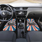 George Washington Carver Car Mats with Science Teaching Scene, Education Is the Key Quote - African Pride