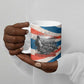 George Washington Carver Ceramic Mug with Science Teaching Scene, Education Is the Key Quote - African Pride