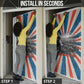 George Washington Carver Door Cover with Science Teaching Scene, Education Is the Key Quote - African Pride
