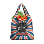 George Washington Carver Grocery Bag with Science Teaching Scene, Education Is the Key Quote - African Pride