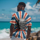 George Washington Carver Hawaiian Shirt with Science Teaching Scene, Education Is the Key Quote - African Pride