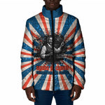George Washington Carver Padded Jacket with Science Teaching Scene, Education Is the Key Quote - African Pride