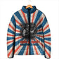George Washington Carver Padded Jacket with Science Teaching Scene, Education Is the Key Quote - African Pride
