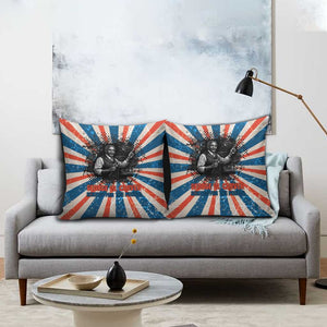 George Washington Carver Pillow Cover with Science Teaching Scene, Education Is the Key Quote - African Pride