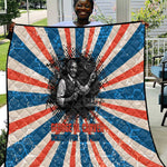 George Washington Carver Quilt with Science Teaching Scene, Education Is the Key Quote - African Pride