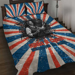 George Washington Carver Quilt Bed Set with Science Teaching Scene, Education Is the Key Quote - African Pride