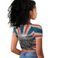George Washington Carver Raglan Cropped T shirt with Science Teaching Scene, Education Is the Key Quote - African Pride
