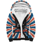 George Washington Carver Sherpa Hoodie with Science Teaching Scene, Education Is the Key Quote - African Pride