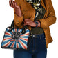 George Washington Carver Shoulder Handbag with Science Teaching Scene, Education Is the Key Quote - African Pride