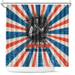 George Washington Carver Shower Curtain with Science Teaching Scene, Education Is the Key Quote - African Pride