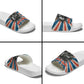 George Washington Carver Slide Sandals with Science Teaching Scene, Education Is the Key Quote - African Pride