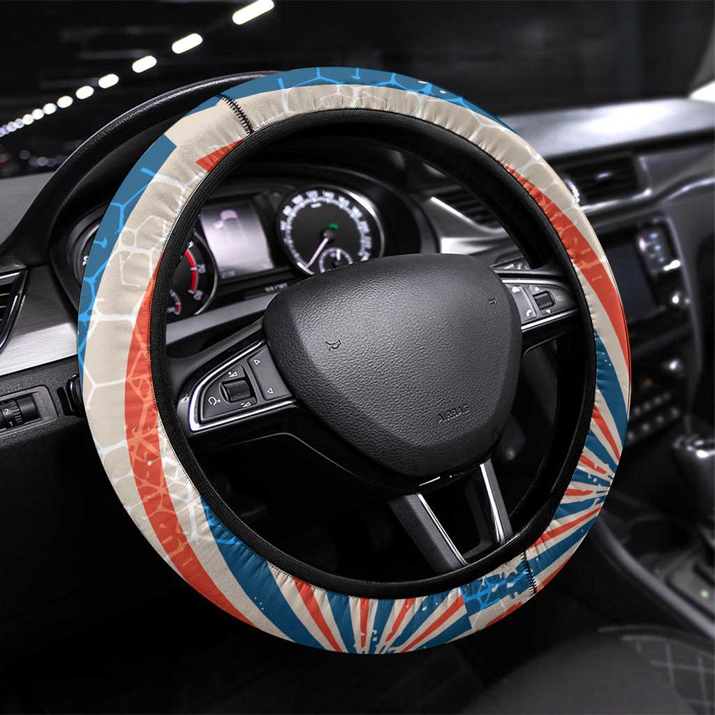 George Washington Carver Steering Wheel Cover with Science Teaching Scene, Education Is the Key Quote - African Pride