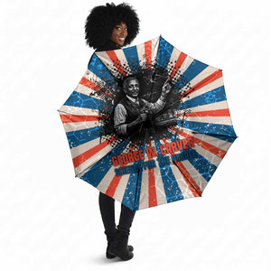 George Washington Carver Umbrella with Science Teaching Scene, Education Is the Key Quote - African Pride