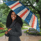 George Washington Carver Umbrella with Science Teaching Scene, Education Is the Key Quote - African Pride