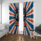 George Washington Carver Window Curtain with Science Teaching Scene, Education Is the Key Quote - African Pride