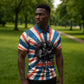 George Washington Carver Zipper Polo Shirt with Science Teaching Scene, Education Is the Key Quote - African Pride