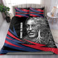 George Washington Carver Bedding Set with Tree Portrait Illustration, Nature Is the Greatest Teacher Quote - African Pride