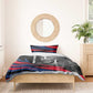 George Washington Carver Bedding Set with Tree Portrait Illustration, Nature Is the Greatest Teacher Quote - African Pride