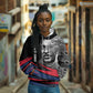 George Washington Carver Hoodie with Tree Portrait Illustration, Nature Is the Greatest Teacher Quote - African Pride