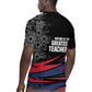 George Washington Carver Rugby Jersey with Tree Portrait Illustration, Nature Is the Greatest Teacher Quote - African Pride