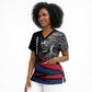 George Washington Carver Scrub Top with Tree Portrait Illustration, Nature Is the Greatest Teacher Quote - African Pride