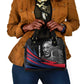 George Washington Carver Shoulder Handbag with Tree Portrait Illustration, Nature Is the Greatest Teacher Quote - African Pride