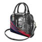 George Washington Carver Shoulder Handbag with Tree Portrait Illustration, Nature Is the Greatest Teacher Quote - African Pride