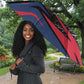George Washington Carver Umbrella with Tree Portrait Illustration, Nature Is the Greatest Teacher Quote - African Pride