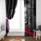 George Washington Carver Window Curtain with Tree Portrait Illustration, Nature Is the Greatest Teacher Quote - African Pride