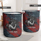 Katherine Johnson Laundry Basket with Chalkboard Math Scene, Verify the Numbers Quote and Space Orbit - African Pride