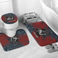 Katherine Johnson Bathroom Set with Chalkboard Math Scene, Verify the Numbers Quote and Space Orbit - African Pride