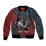 Katherine Johnson Bomber Jacket with Chalkboard Math Scene, Verify the Numbers Quote and Space Orbit - African Pride