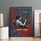 Katherine Johnson Canvas Wall Art with Chalkboard Math Scene, Verify the Numbers Quote and Space Orbit - African Pride