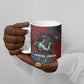Katherine Johnson Ceramic Mug with Chalkboard Math Scene, Verify the Numbers Quote and Space Orbit - African Pride