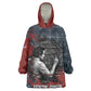 Katherine Johnson Kid Wearable Blanket Hoodie with Chalkboard Math Scene, Verify the Numbers Quote and Space Orbit - African Pride