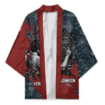 Katherine Johnson Kimono with Chalkboard Math Scene, Verify the Numbers Quote and Space Orbit - African Pride