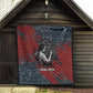 Katherine Johnson Quilt with Chalkboard Math Scene, Verify the Numbers Quote and Space Orbit - African Pride