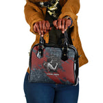 Katherine Johnson Shoulder Handbag with Chalkboard Math Scene, Verify the Numbers Quote and Space Orbit - African Pride