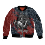 Katherine Johnson Sleeve Zip Bomber Jacket with Chalkboard Math Scene, Verify the Numbers Quote and Space Orbit - African Pride