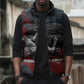 Katherine Johnson Sleeveless Puffer Jacket with Chalkboard Math Scene, Verify the Numbers Quote and Space Orbit - African Pride