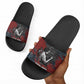 Katherine Johnson Slide Sandals with Chalkboard Math Scene, Verify the Numbers Quote and Space Orbit - African Pride