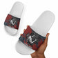 Katherine Johnson Slide Sandals with Chalkboard Math Scene, Verify the Numbers Quote and Space Orbit - African Pride