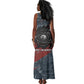 Katherine Johnson Tank Maxi Dress with Chalkboard Math Scene, Verify the Numbers Quote and Space Orbit - African Pride