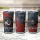 Katherine Johnson Tumbler Cup with Chalkboard Math Scene, Verify the Numbers Quote and Space Orbit - African Pride