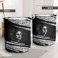Katherine Johnson Laundry Basket with Orbital Space Portrait, Historic NASA Launch Dates and Physics - African Pride